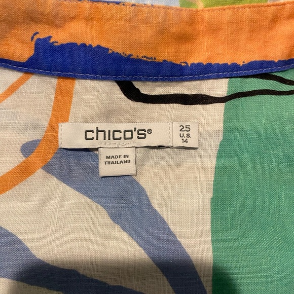 Womens Linen
No Iron 100% Linen
Surreal 3/4 Sleeve  Sz 25 US 14 - Picture 8 of 8